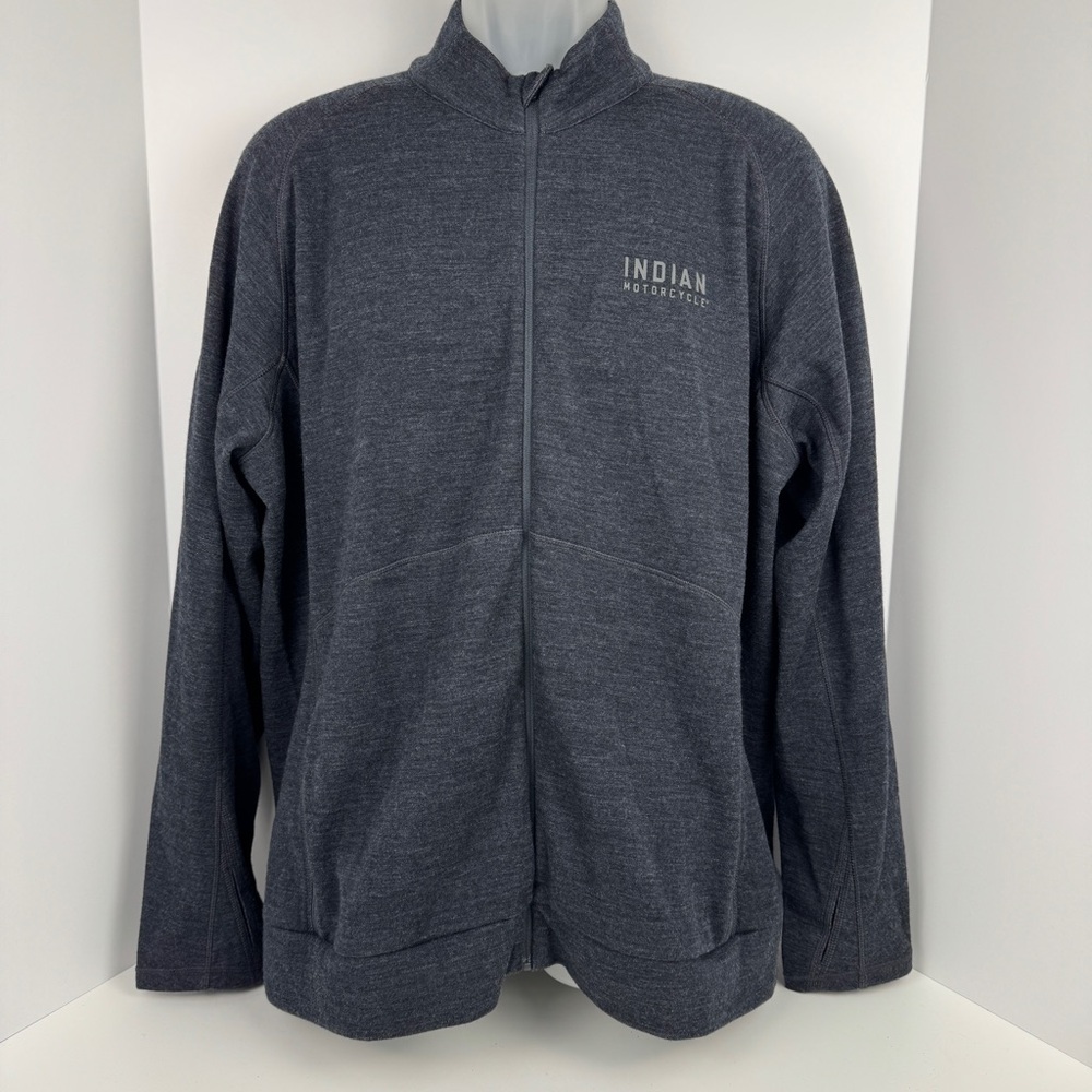 Indian Motorcycle Merino Wool Full Zip Jacket 3XL